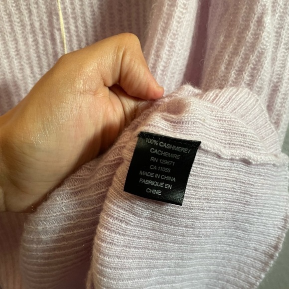 NWT 360CASHMERE Astrid Cashmere Ribbed - Picture 3 of 5